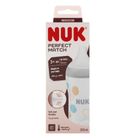 Nuk, Perfect Match, butelka, silikonowy smoczek, rozmiar M, bawełna, 260 ml