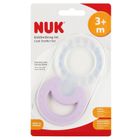 Nuk, zestaw gryzaków, różowy i przeźroczysty, 3m+