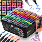 Nukido, markery alkoholowe z torbą, 168 szt.