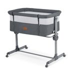 Nukido, NK-243, łóżeczko turystyczne składane, dostawka, ciemny szary