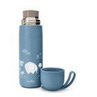 Nuvita, butelka termiczna, uchwyt silikonowy, niebieski, 400 ml