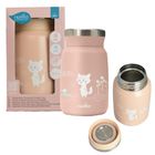 Nuvita, pojemnik termiczny, stal nierdzewna, łososiowy, 500 ml