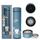 Nuvita, Termos z termometrem LED, dotykowy, niebieski, 500 ml