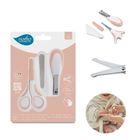 Nuvita, zestaw do paznokci: nożyczki, cążki i 5 pilniczków, english rose