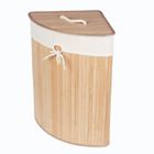 Nuxio, Arco, narożny kosz na pranie, bambus, 60l