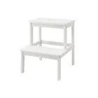Nuxio, Krok, bambusowy taboret ze schodkiem, 46 cm