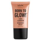NYX Professional MakeUp, Born To Glow Liquid Illuminator, rozświetlacz do twarzy, gleam