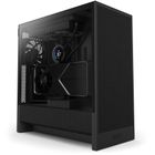 NZXT, H5 Flow Midi Tower, obudowa komputerowa z szybą, czarna