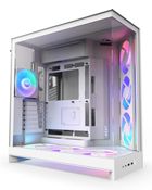 NZXT, obudowa komputerowa z oknem, H9 FLOW RGB+ MIDI TOWER, biała