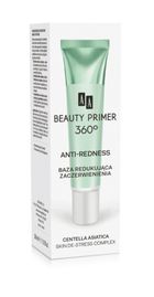 AA, Beauty Primer 360, Anti-Redness, baza pod makijaż redukująca zaczerwienienia, 30 ml
