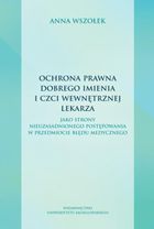 Ochrona prawna dobrego imienia i czci wewnętrznej