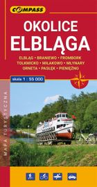 Okolice Elbląga. Mapa laminowana