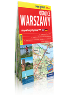 Okolice Warszawy. Papierowa mapa turystyczna 1:75 000