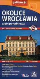 Okolice Wrocławia. Część południowa. Mapa 1:100 000