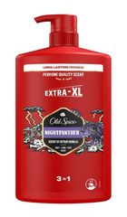 Old Spice, Night Panther, żel pod prysznic i szampon dla mężczyzn 3w1, 1000 ml