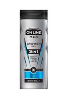 On Line, Men, żel pod prysznic 3in1, Deep Blue, dla mężczyzn, 400 ml