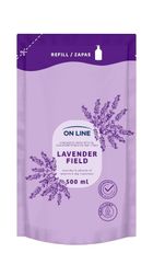 On line, olejkowe mydło do rąk i ciała, lawenda&olej migdałowy, 500 ml