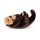 One For Fun, Animigos, World of Nature, leżąca wydra z młodym, maskotka