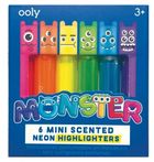 Ooly, Małe Potworki, flamastry, neonowe, 6 kolorów