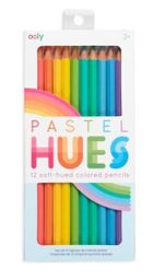 Ooly, Pastel Hues, kredki ołówkowe, pastelowe, 12 kolorów
