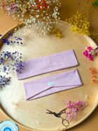 Opaska dla mamy i córki, różowa, zestaw, 2 szt., Iltom