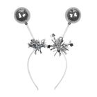 Opaska, kule disco, srebrne