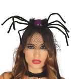 Opaska z pająkiem i woalką