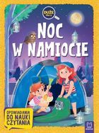 Opowiadania do nauki czytania. Noc w namiocie. Duże litery