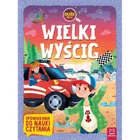 Opowiadania do nauki czytania. Wielki wyścig. Duże litery