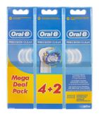 Oral-B, końcówki do szczoteczki, EB20-4+2, 6 szt.