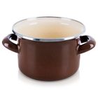 Orion, Brown, garnek emaliowany, 14 cm, 950 ml