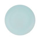 Orion, ceramiczny talerz deserowy, płytki, pastelowy zielony Relief, 21 cm