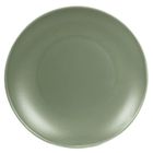 Orion, ceramiczny talerz deserowy, płytki, zielony Alfa, 21.5 cm