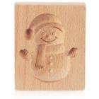 Orion, foremka do ciastek, drewniana, bałwan, 11-9,5 cm