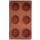 Orion, forma do ciastek i pralin, silikonowa, brązowa, 28-16,5-3 cm