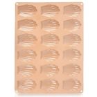 Orion, forma do ciastek, silikonowa, beżowa, muszelki, 32-24,5 cm