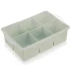 Orion, forma do kostek lodu z pokrywką silikonowa, zielona XXL, 18.5-12-5 cm