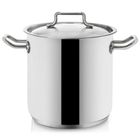 Orion, garnek stalowy z pokrywką, 18/10 Premium, 11 l, 24 cm