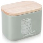 Orion, Greenish, pojemnik na patyczki i płatki kosmetyczne, zielony