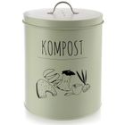 Orion, kompostownik kuchenny z filtrem węglowym, metalowy, zielony, Greenish, 8 l