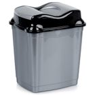 Orion, kosz na śmieci, plastikowy, szary, 16l