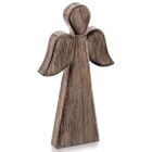 Orion, Mango, figurka świąteczna, drewniana, anioł, 24 cm