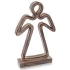 Orion, Mango, figurka świąteczna, drewniana, anioł, 29 cm