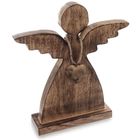 Orion, Mango, figurka świąteczna, drewniana, anioł, 29 cm