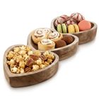 Orion, Mango, talerz na przekąski, drewniany, serce, 40-16 cm