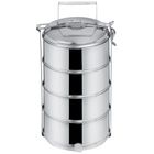 Orion, menażka obiadowa 4-poziomowa, stalowa, 4-1,3l