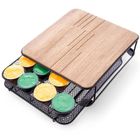 Orion, organizer na kapsułki do kawy, metalowy, czarny