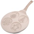 Orion, patelnia do jajek, 4 otwory, granitowa, 26 cm