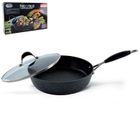 Orion, patelnia kamienna z pokrywką, Stoner, 28 cm