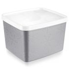 Orion, pojemnik na żywność z pokrywką, szary, 1,1 l